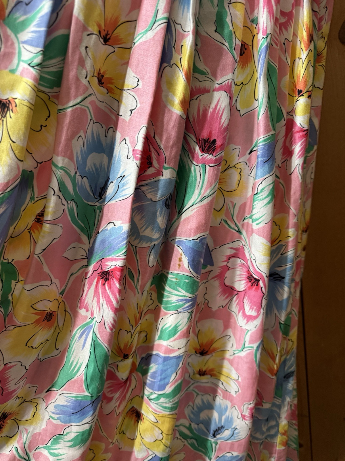 VTG Women’s Floral Midi Dress XS/S Bust 33” (flaws) Easter & Summer/Spring