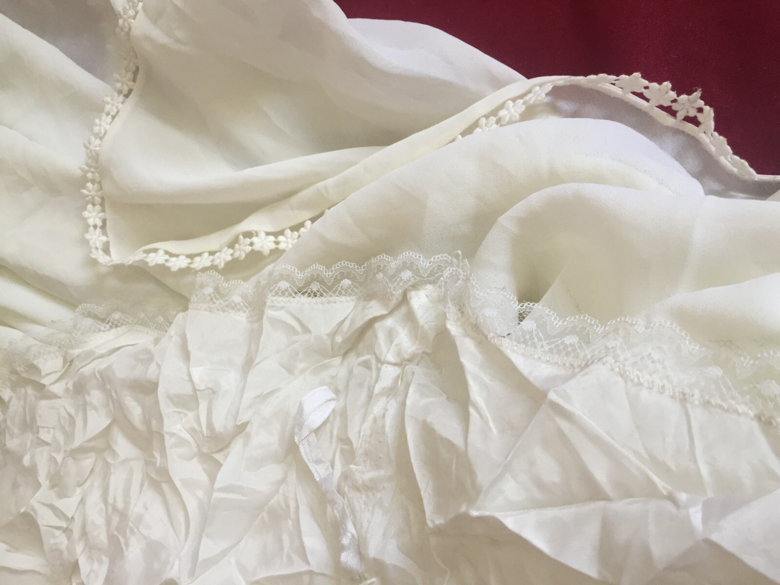 Rare Vintage Bridal Dress 1960’s Maggy Rouff Paris Couture Mod🌿Gown Cape