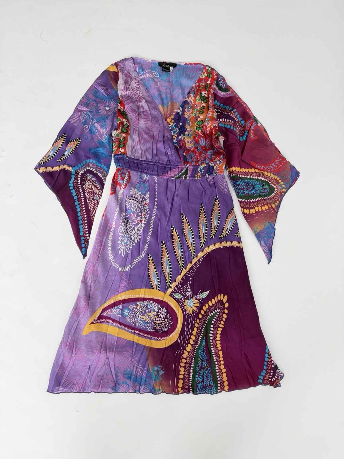 vintage alberto makali dress 90s Art To Wear Long Sleeves Rare