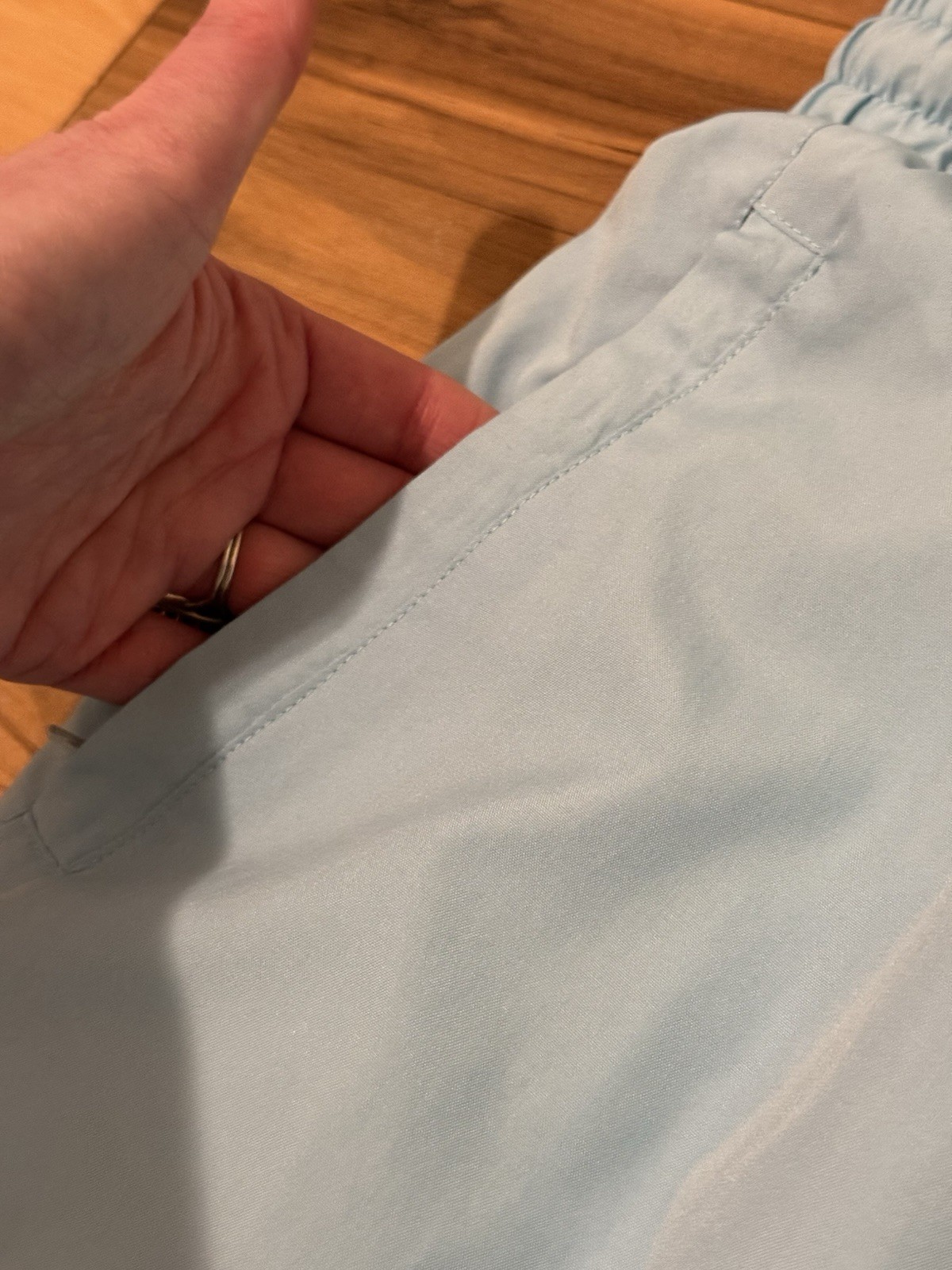 Vtg Fred Perry Windbreaker Track Pants M Light Blue Women / Unisex Runs Small