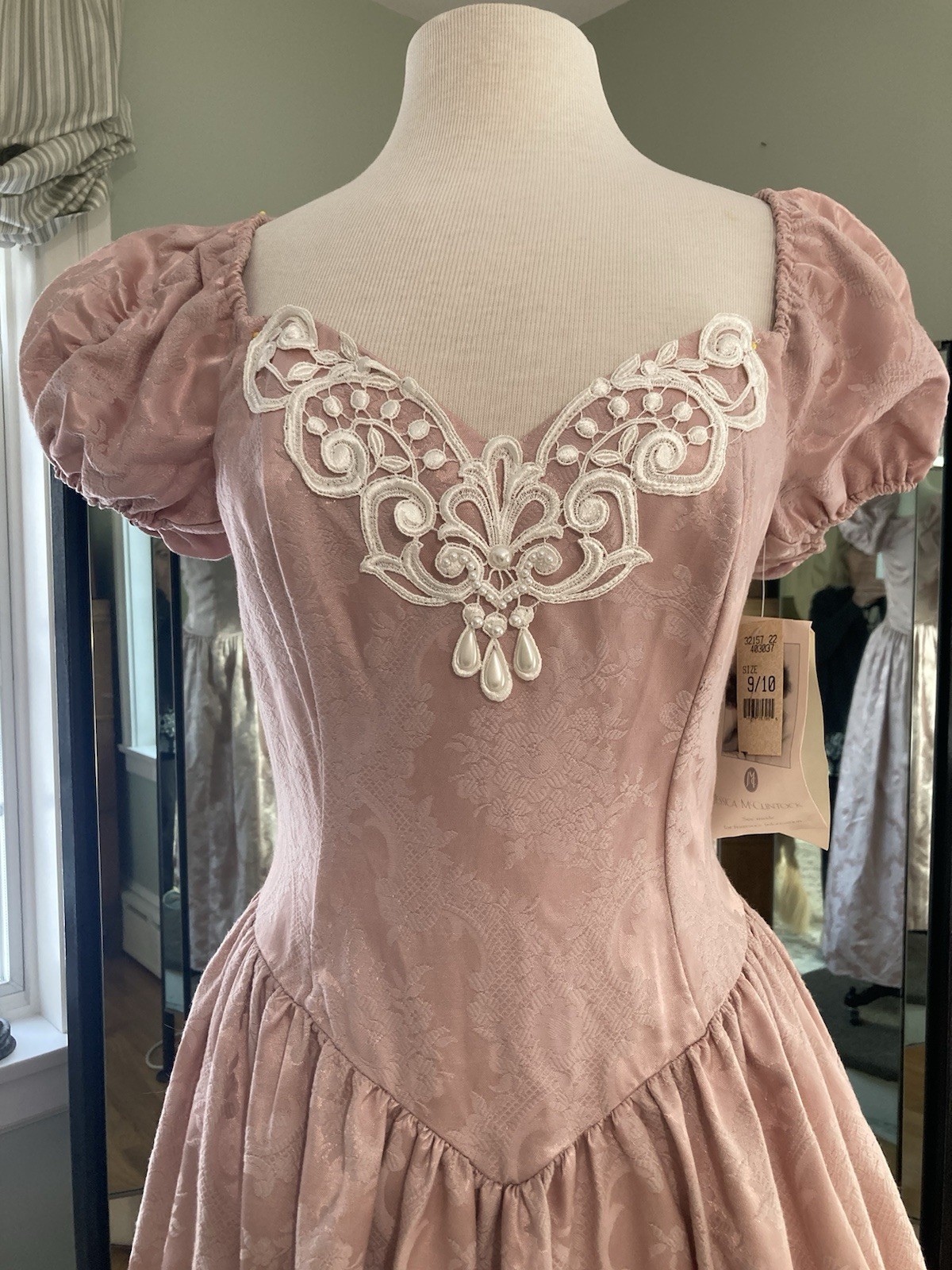 Jessica McClintock Vintage Gunne Sax Rose Long Dress