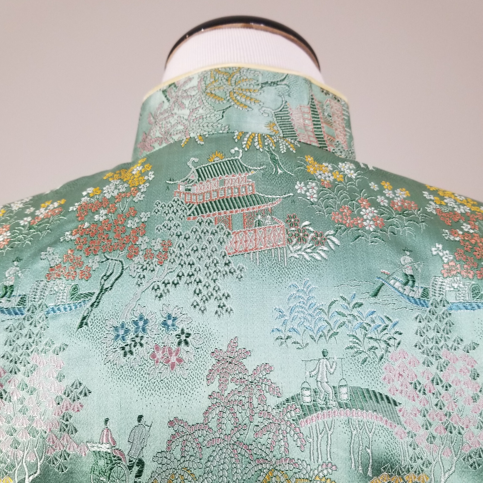 Vintage Chinese Silk Embroidered Embellished Jacket Asian Textile Art Collection