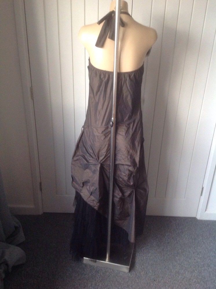 Vintage IN Love Carling goth steampunk victorian hitch skirt dress size T2 M
