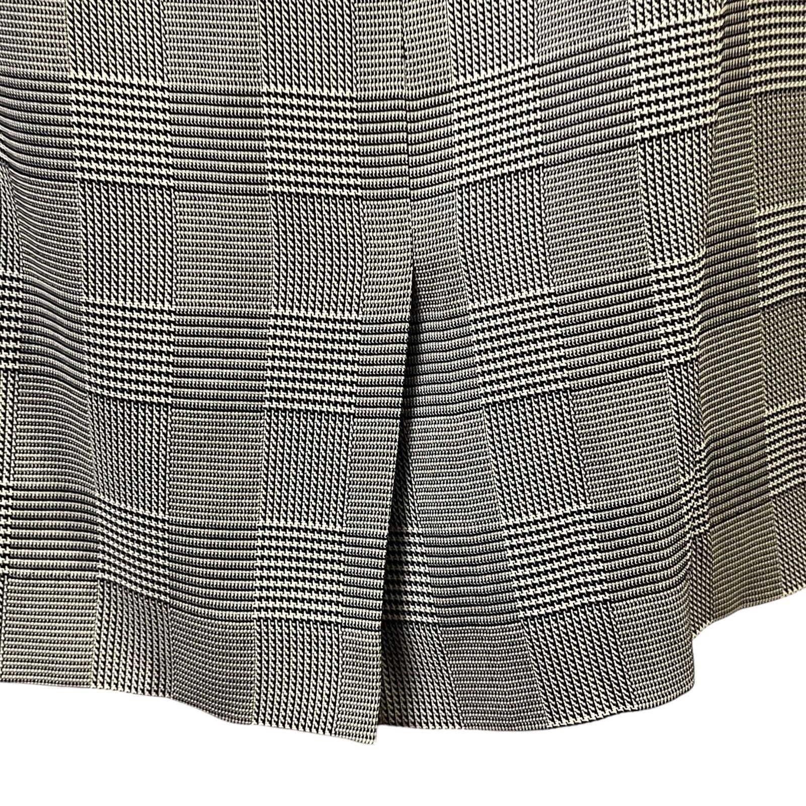 Petite Sophisticate 2PC Suit Set 10P Grey Black Plaid Vintage Classic Career