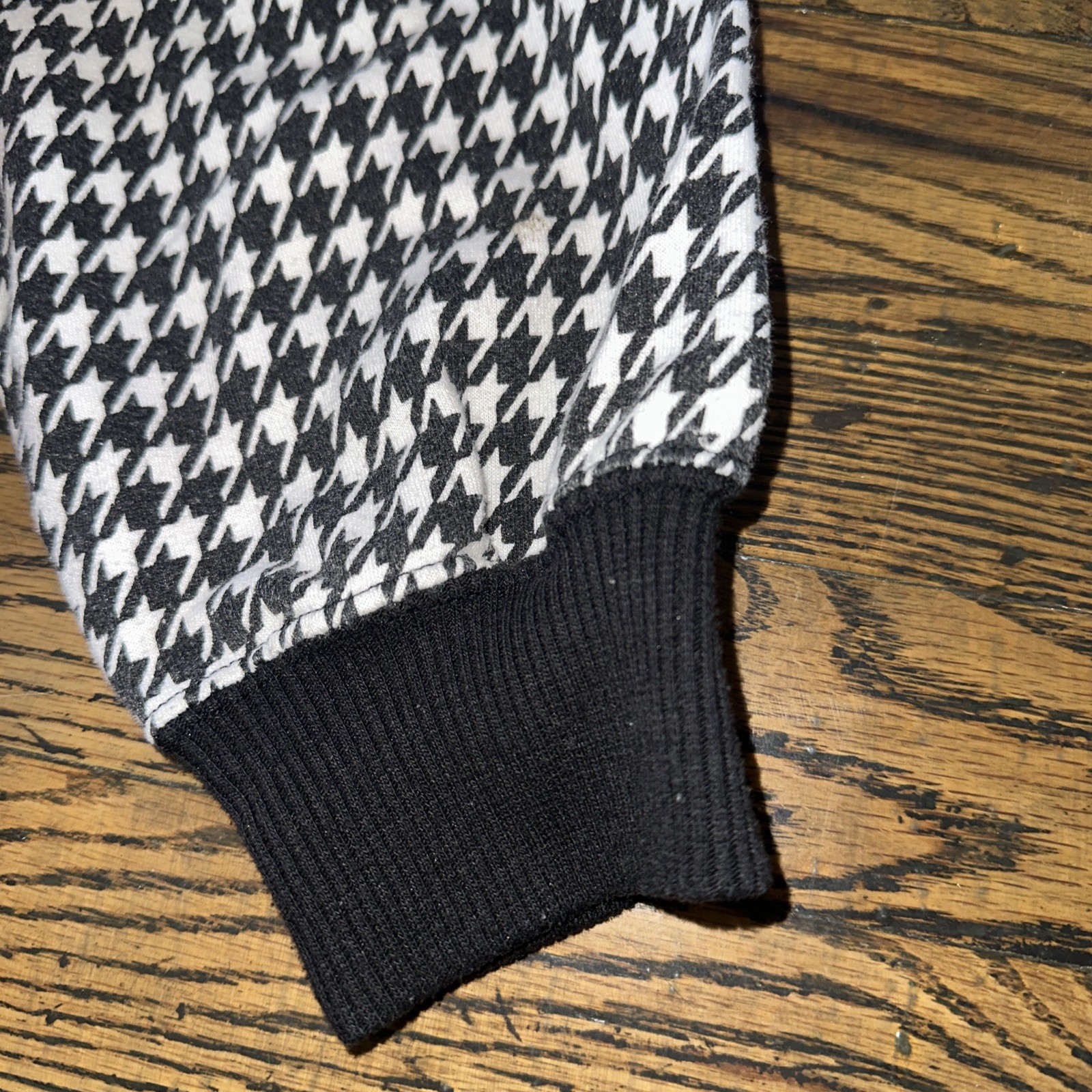 Vtg Marcy ‘N Me II~By Patrick Lee Scotty Dog~Houndstooth Top~large