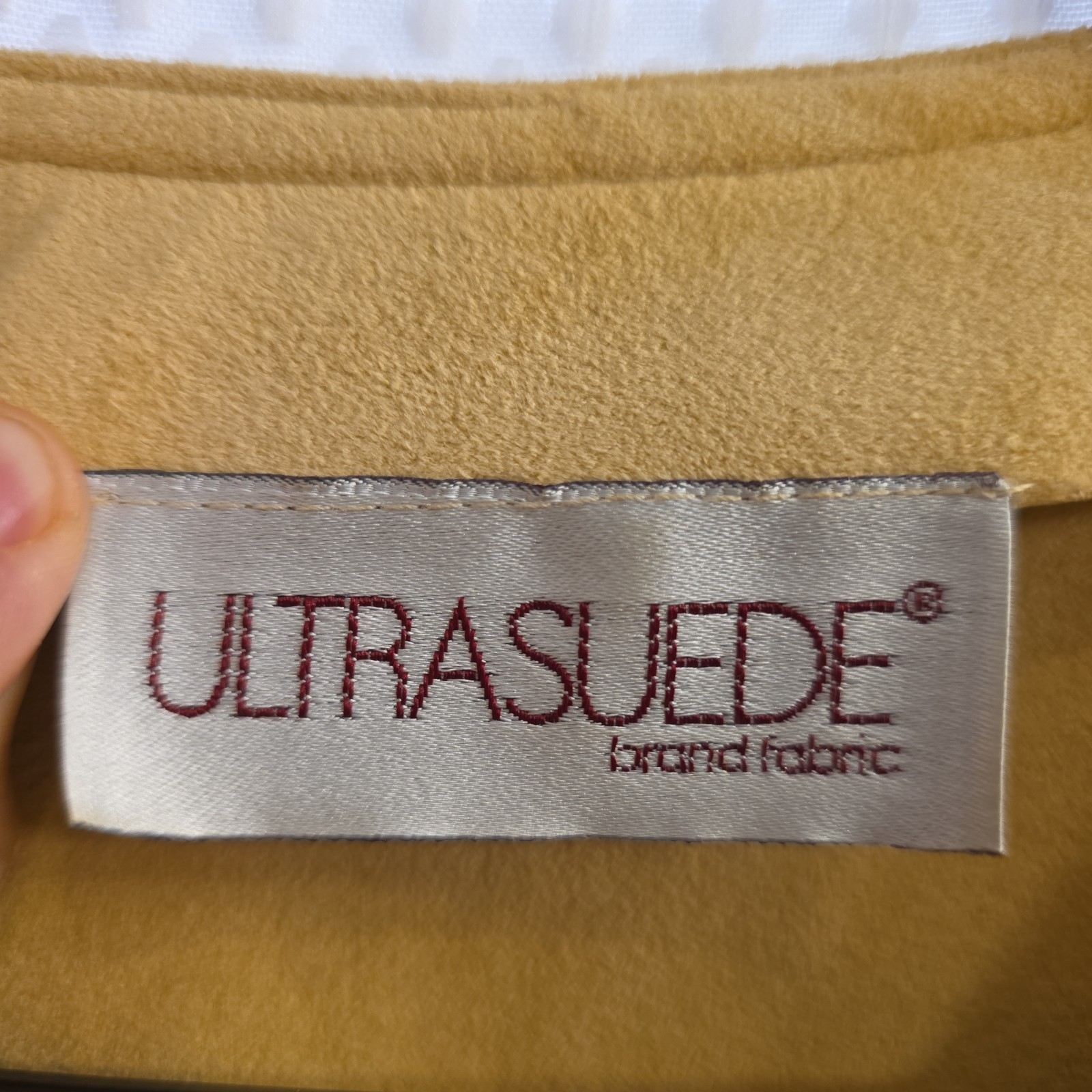 Vtg Rare Designer Count Romi Ultra Suede Midi Dress Tie Belt Beige XL Women 14