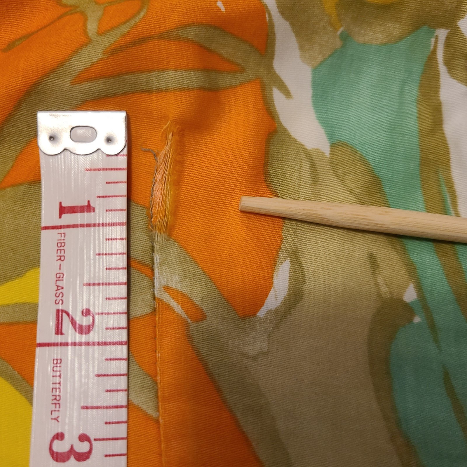 Vtg 60’s Loungecraft Original Floral Cocktail Dress XS Yellow Orange Tan Mad Men
