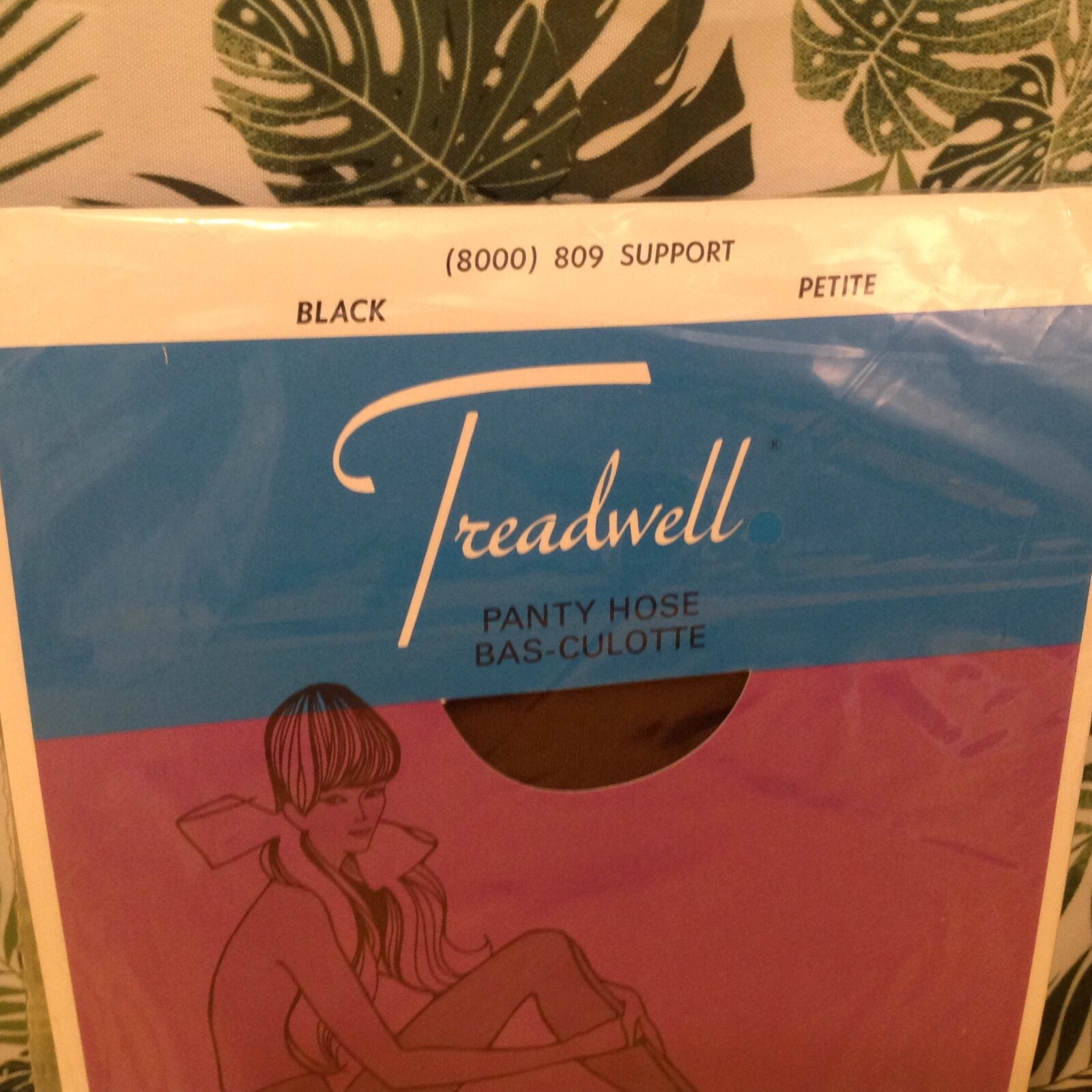 Vintage Pantyhose Treadwell 💕 Support Color Black size Small BTRED02