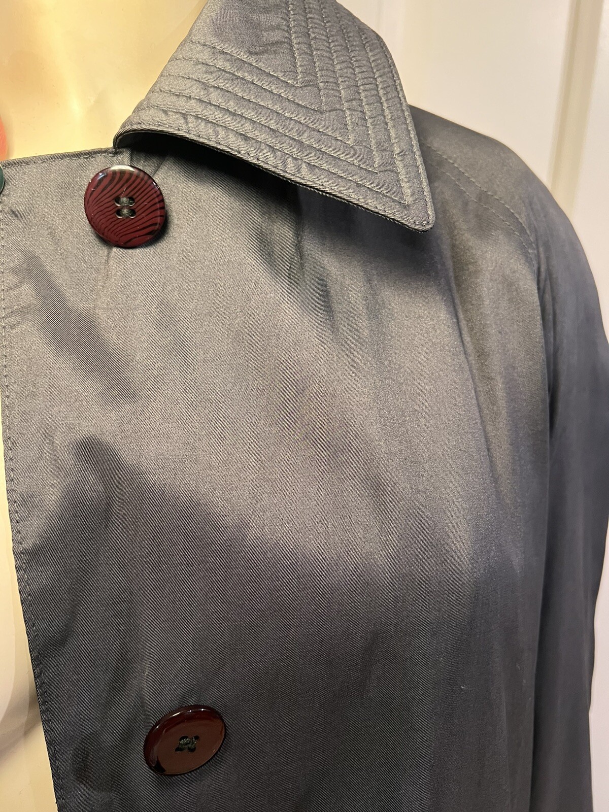 Vintage Count Romi Women’s Sz. 10 Gray Button Up Long Coat