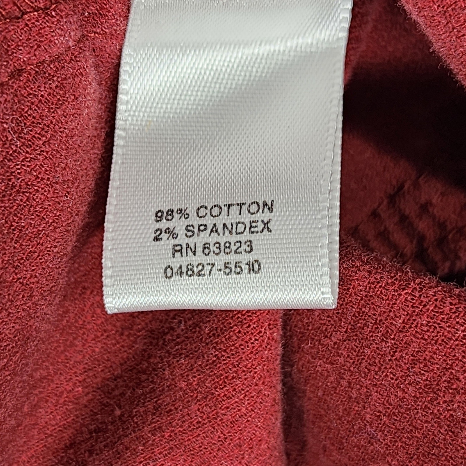 Vintage CJ Banks Jacket Womesn 1X Red Wine Corduroy Stretch Cotton Casual Preppy