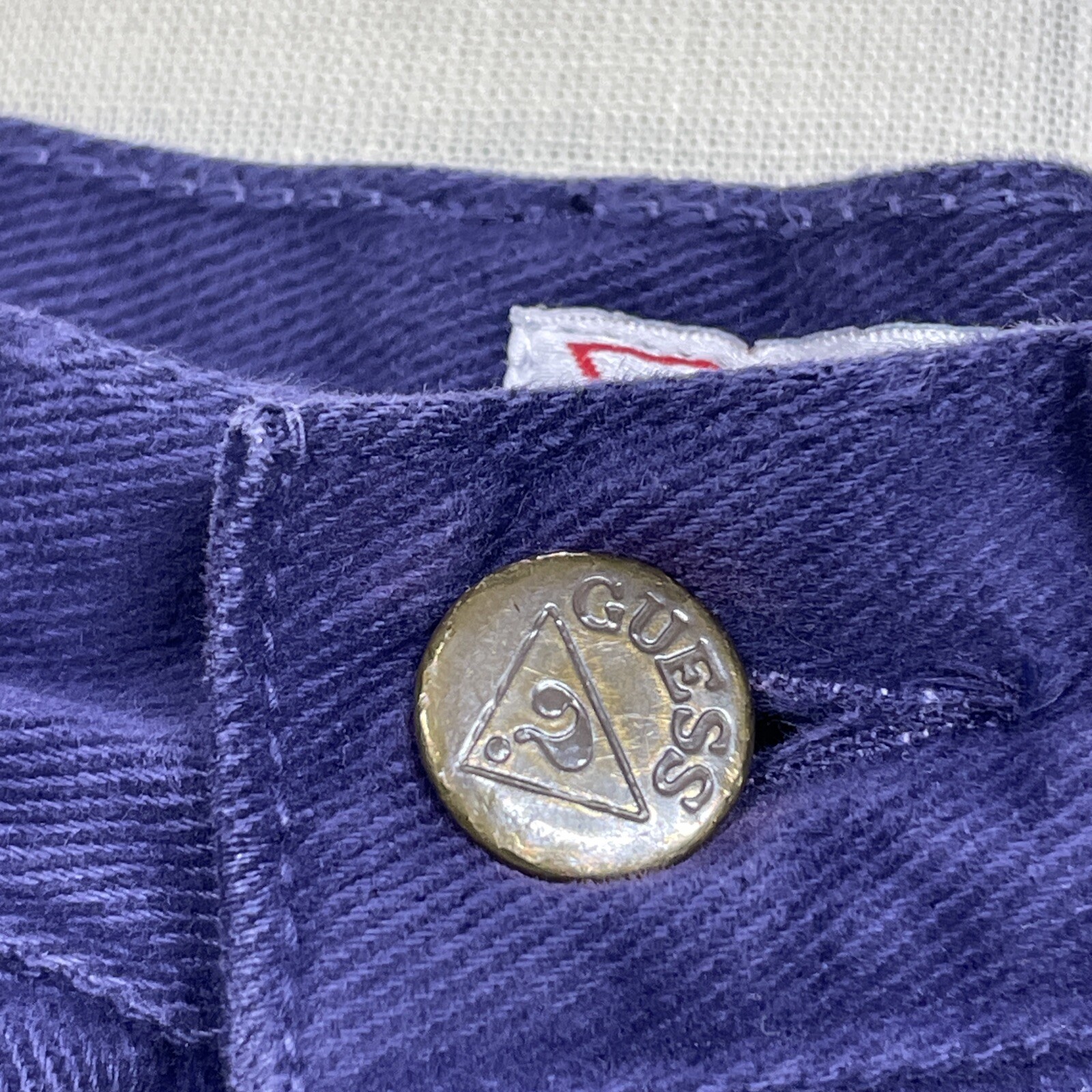 Guess Purple Jeans Size 28 Hi Rise Vintage Georges Marciano Style 43050A