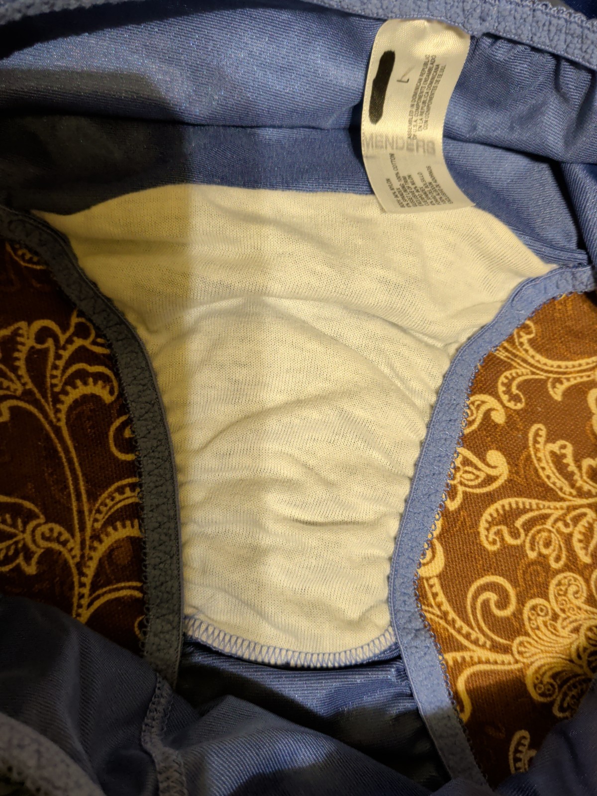 Vintage Delicates Satin Brief Panties Size Large Excellent Condition