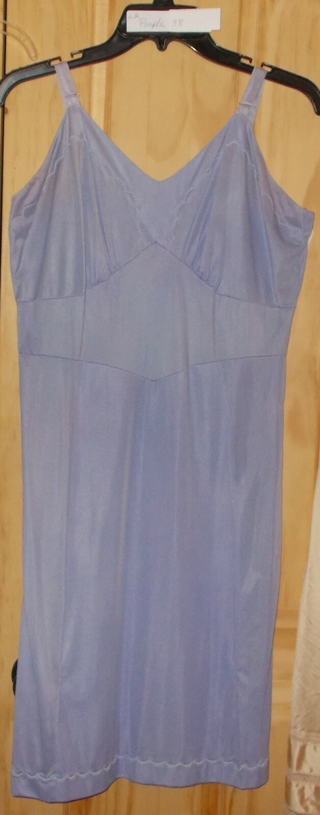 Womens FULL SLIP White Ivory Beige Navy or Black Sm Med Lrg XL Nylon / Cotton