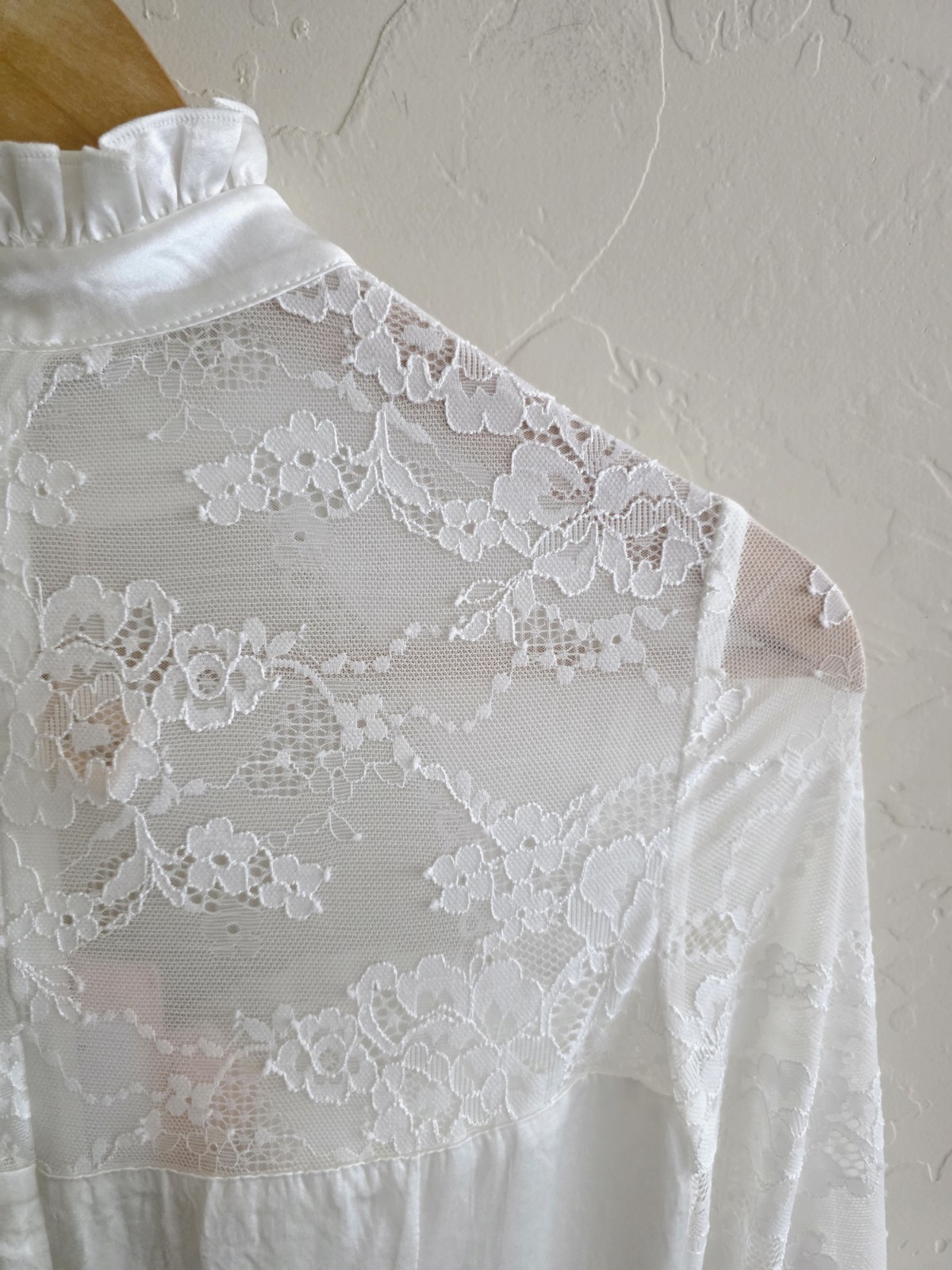 NWT LaceMade Moonlight Hera Dress Lace Victorian Edwardian White Size Small Lace