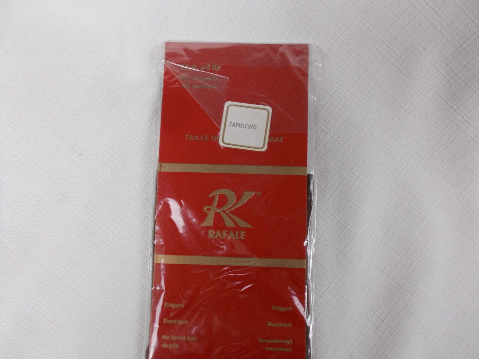 1980’s Rafale Italy pair Knee high hose socks stockings pair Black Cappuccino