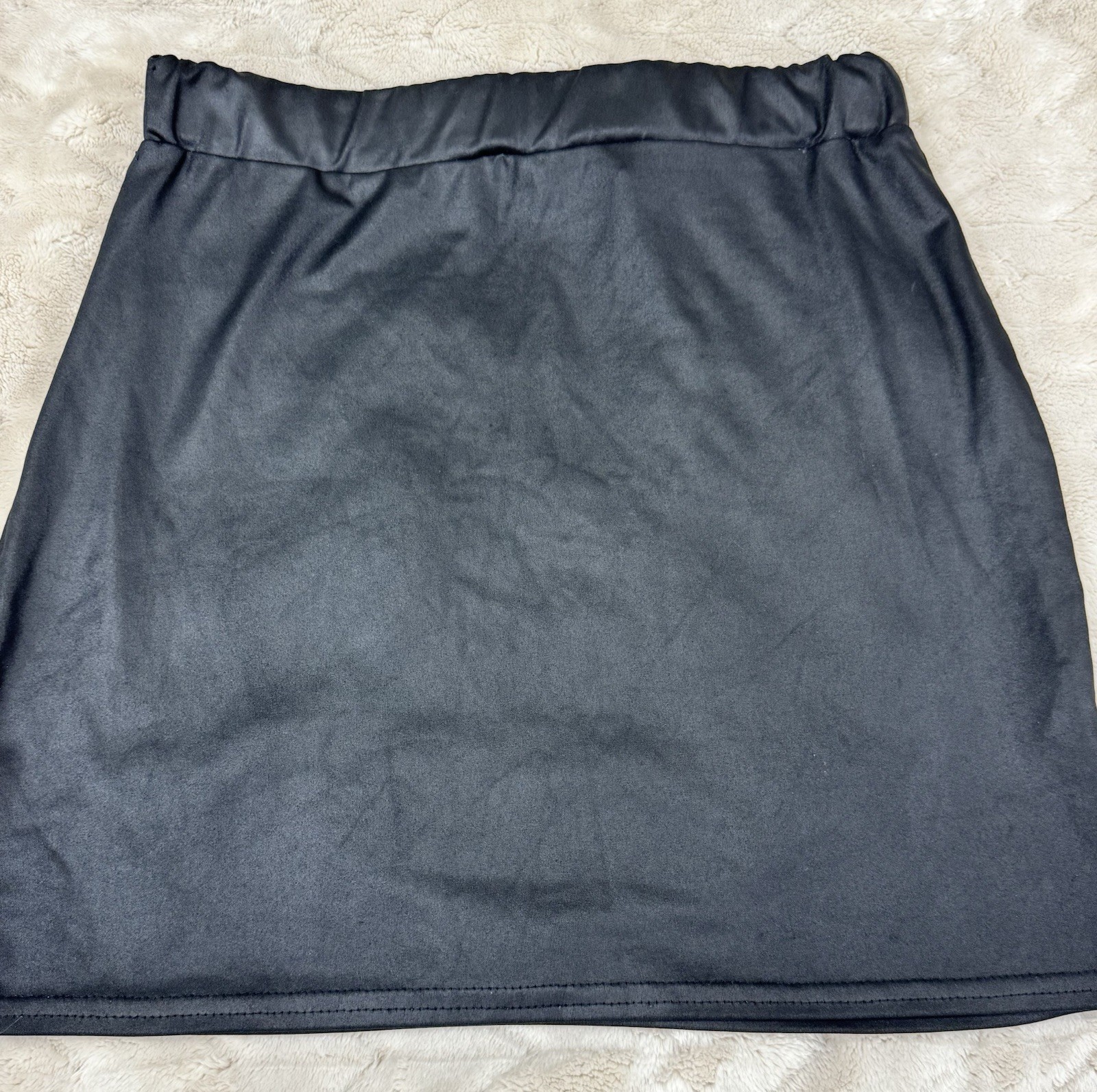 Faux Leather Skirt Women 2 Black Mini Gothcore fetishcore Mobwife