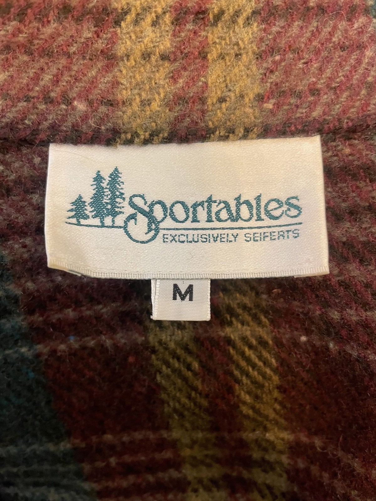 Vintage 80s Plaid Wool Cropped Fringe Jacket