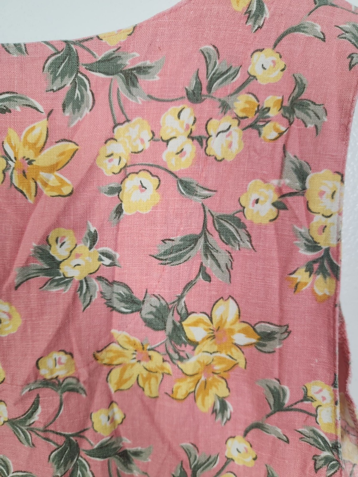 Bryn Connelly Women’s Sz. P12 Floral Tank Midi Linen Blend Dress