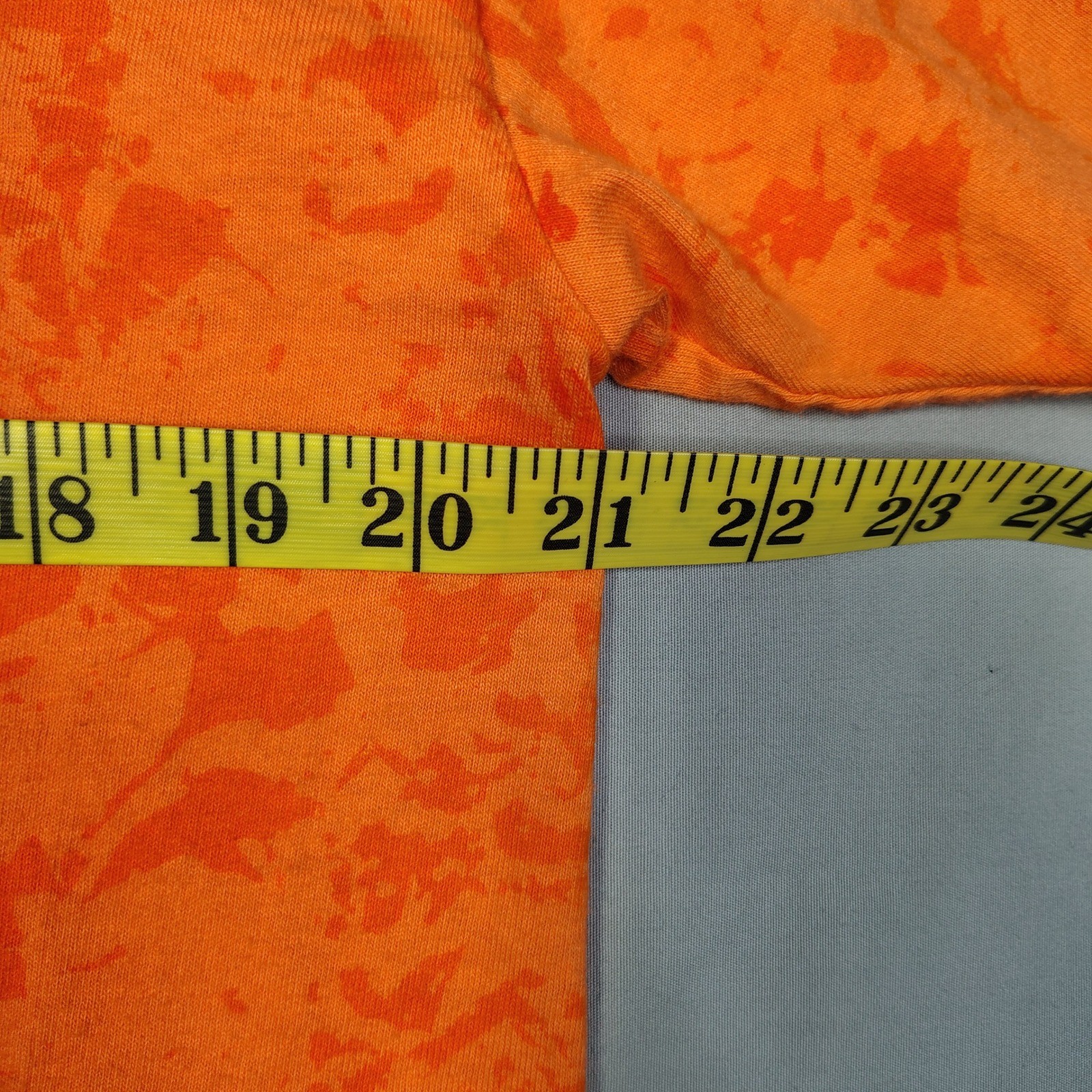 Vintage The Body Co Orange Marble Dye Graphic T-Shirt One Size Fits All USA Made