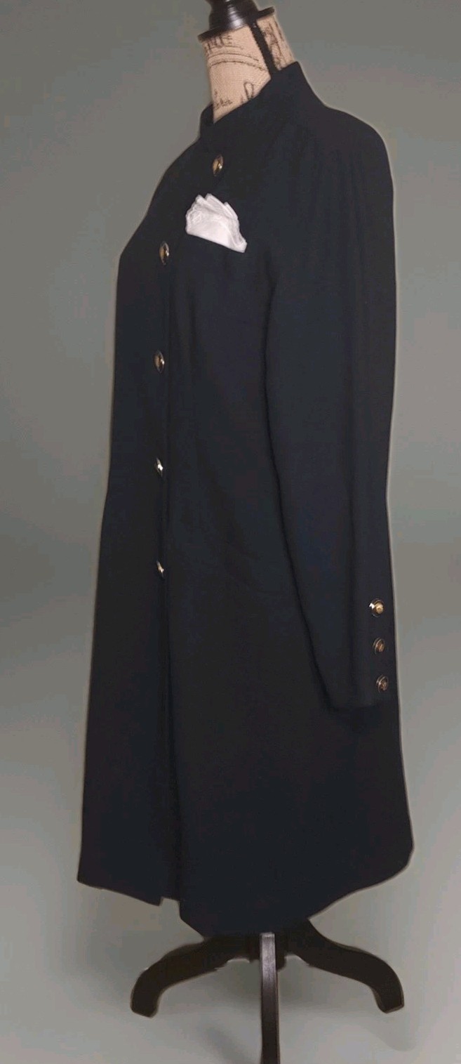 MARKWALD – Classic Navy Lined Wool Blend Jacket Dress – Women’s Size 12