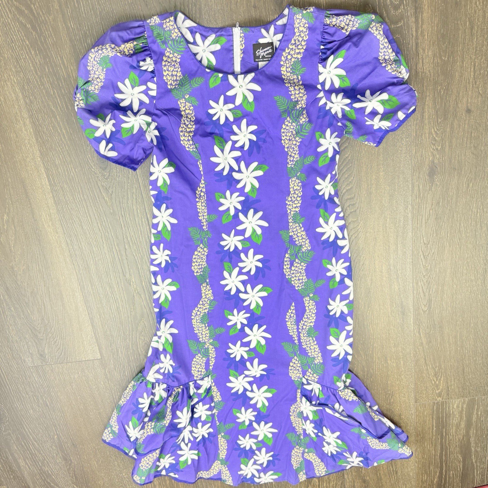 Vintage 90’s Hawaiian Shannon Marie Tea Length Muumuu Size Large