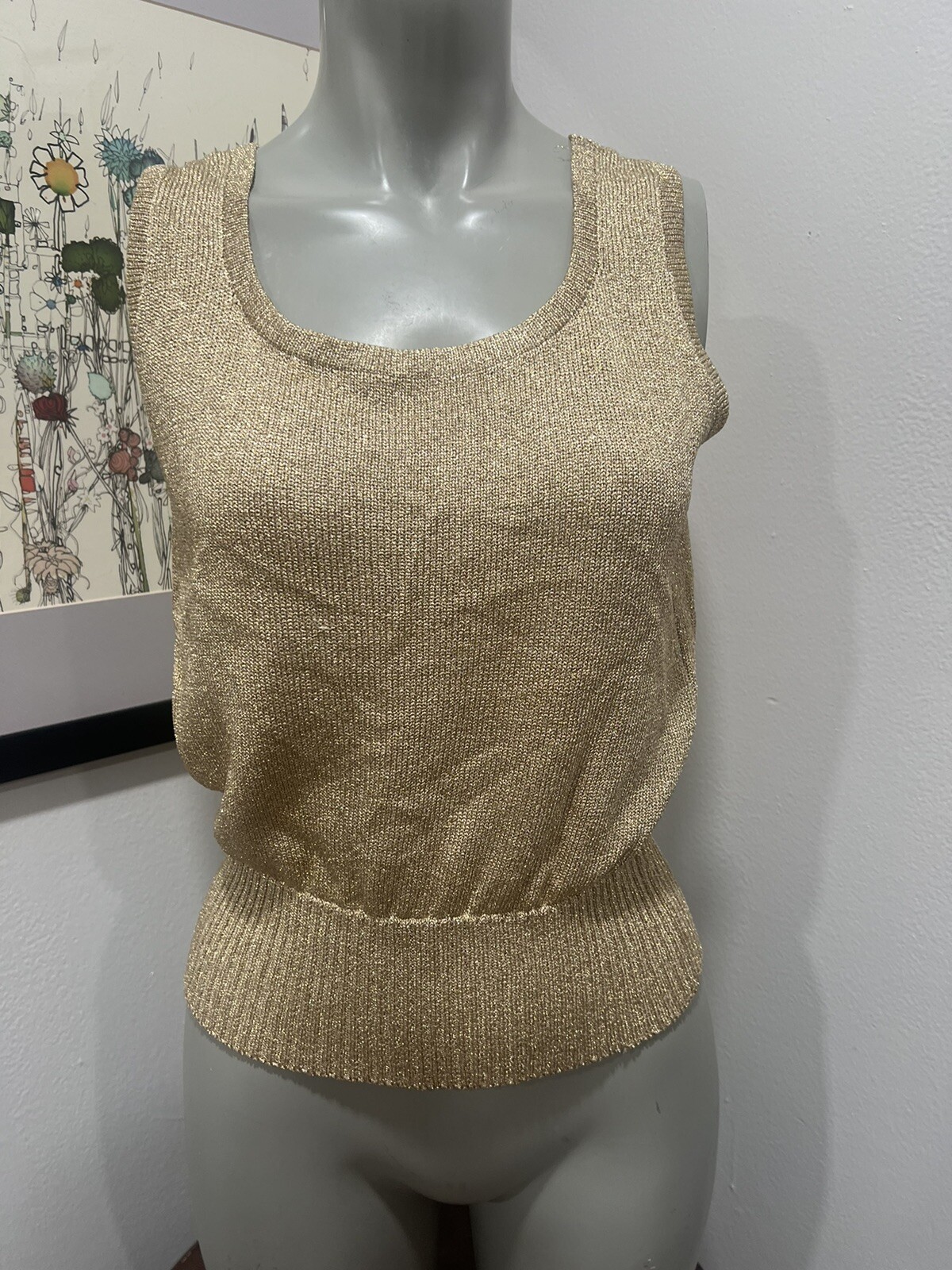 Don sayers For Wellmore Vintage Twinset . Blk/ Gold. She’ll Sz. 8. Cardigan 10,