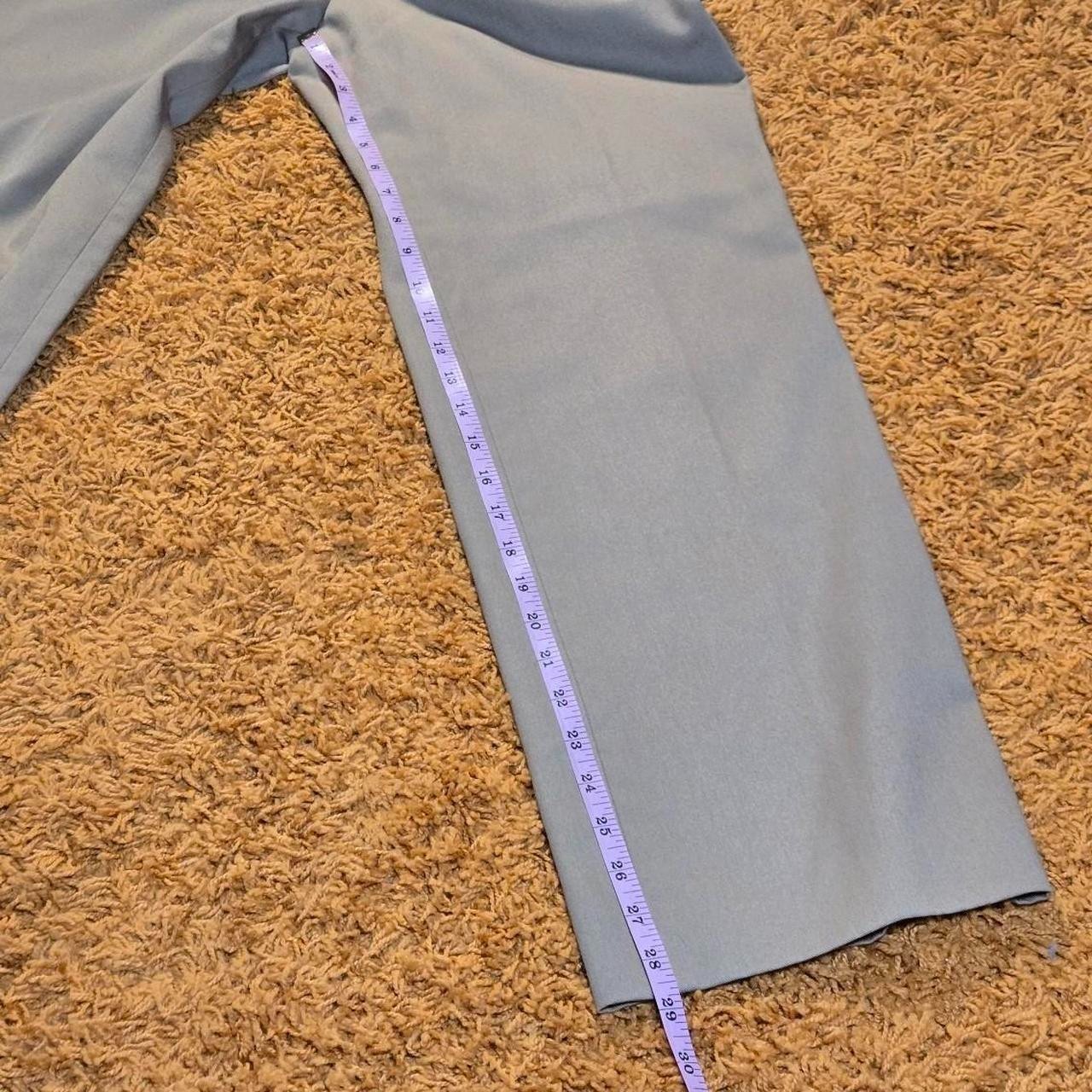 Land’s End vintage 70s 80s tan khaki high rise wide leg trousers 26″x29″