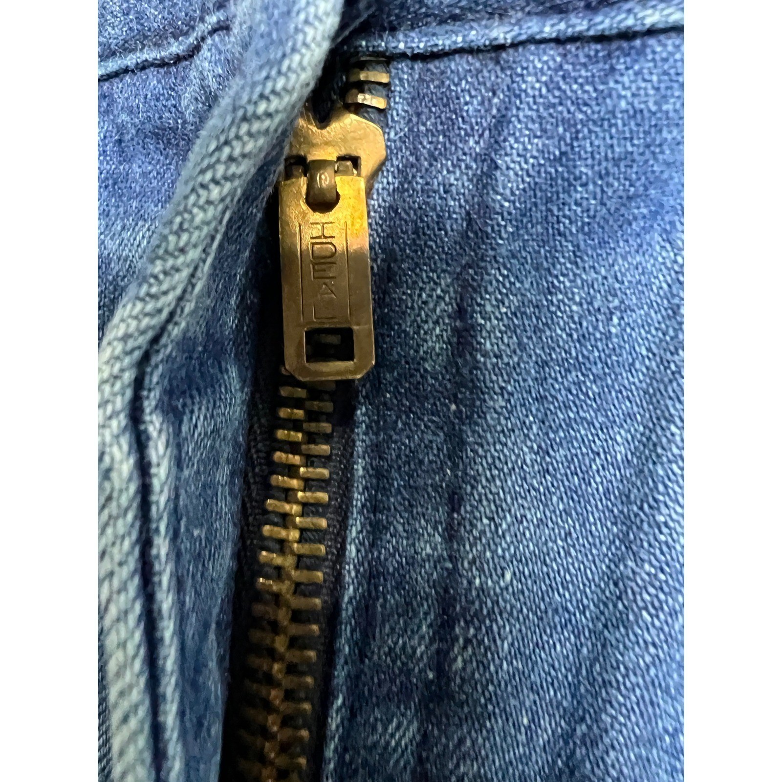 Vintage 1986 US Navy Utility Slacks Denim Hi Waisted Wide Leg Jeans 12L 26×27 G8