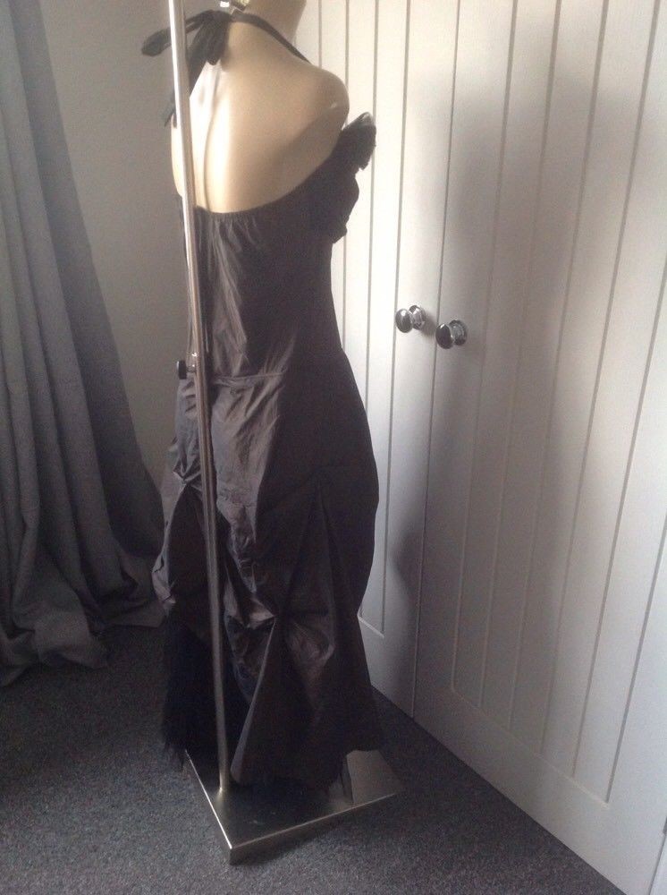 Vintage IN Love Carling goth steampunk victorian hitch skirt dress size T2 M