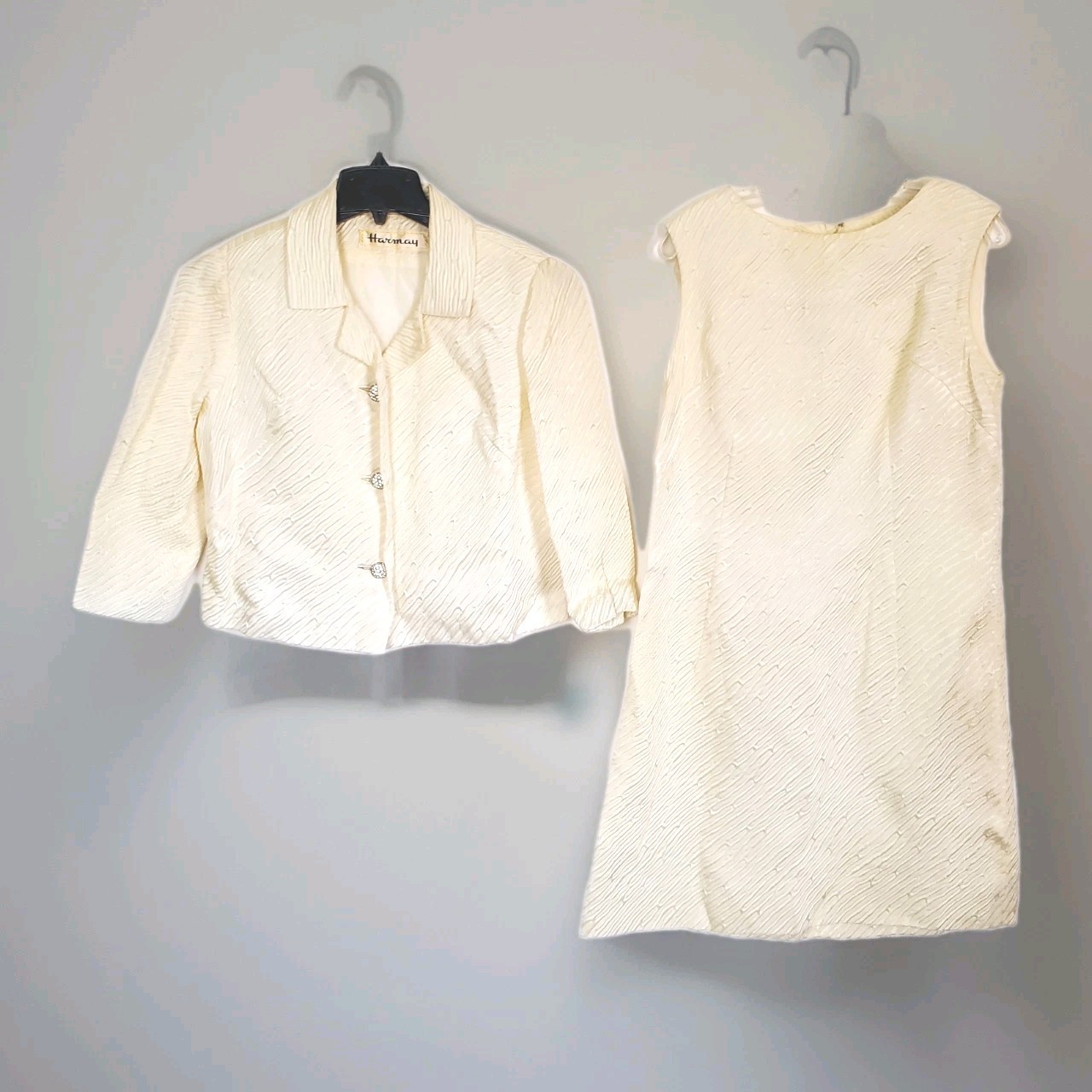 Vintage 1960s Harmay Radiant Exclusive Dress & Jacket Set