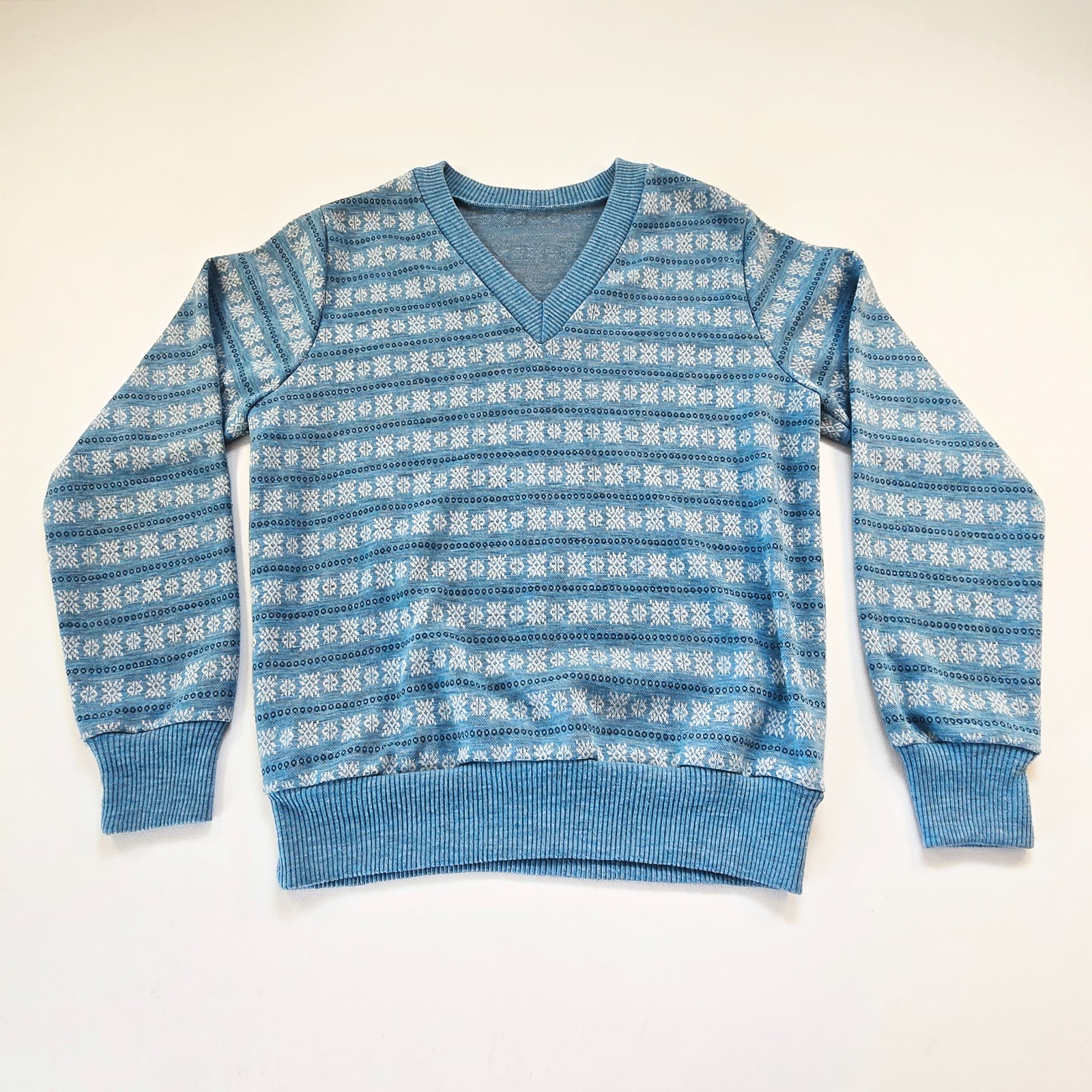 Dutchmaid Vintage Sweater 70s 80s Grandpacore Retro Nordic Unisex Womens 14 V