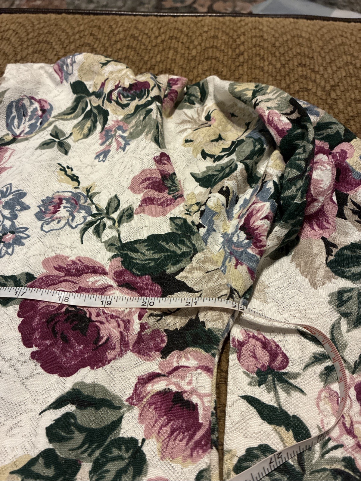 Vintage County Seat NUOVO 80s Floral Lace Like Medium Cottagecore Grandma USA