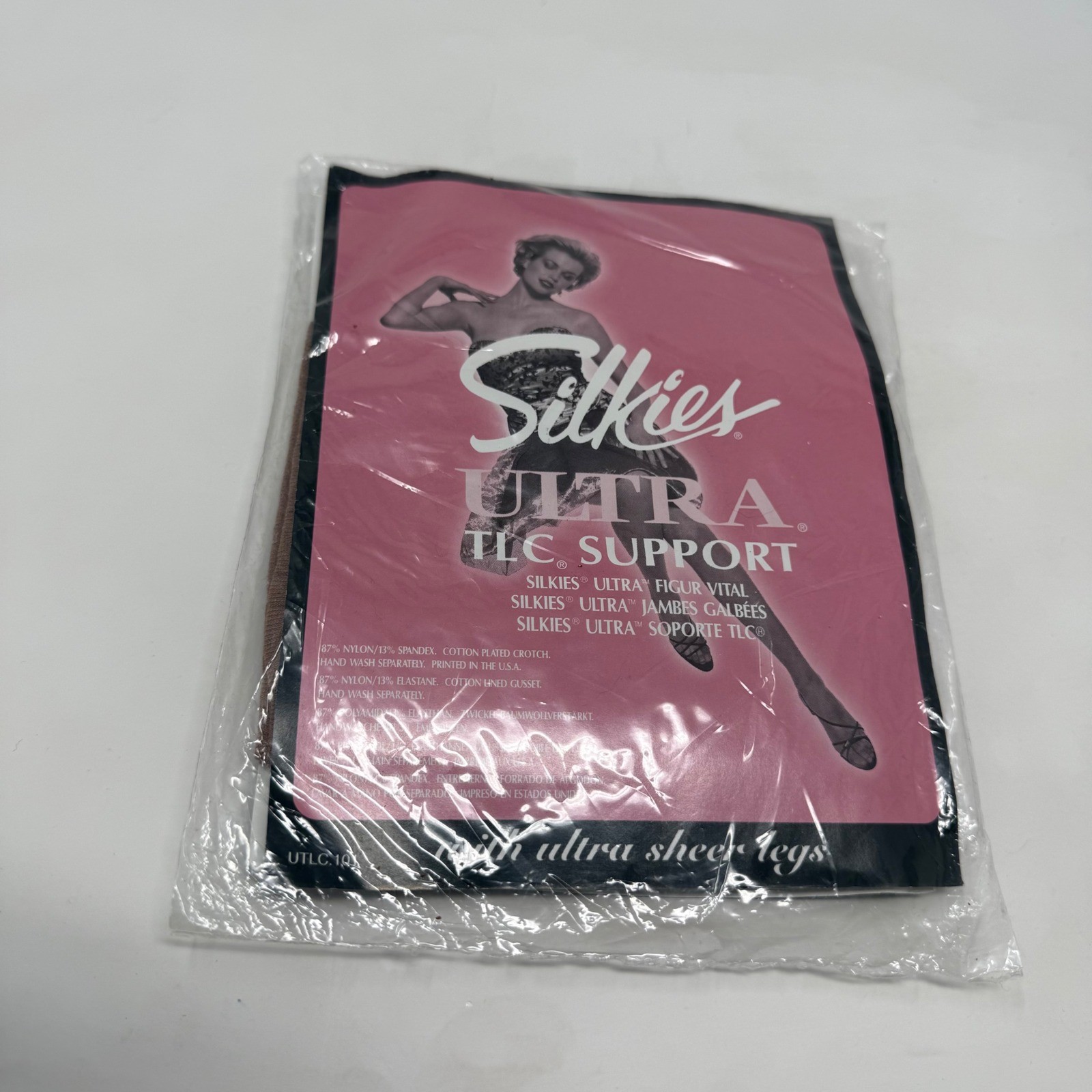 Silkies Ultra TLC Support Pantyhose Queen Nude X-Large Natural Made in USA