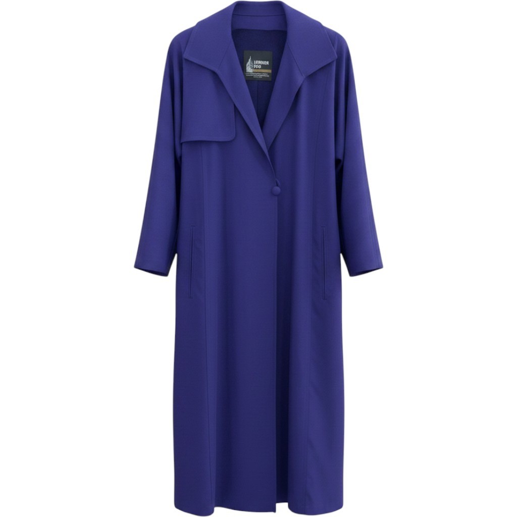 London Fog Vintage Womens Purple Trench Coat, London Fog Womens 100% Wool 395