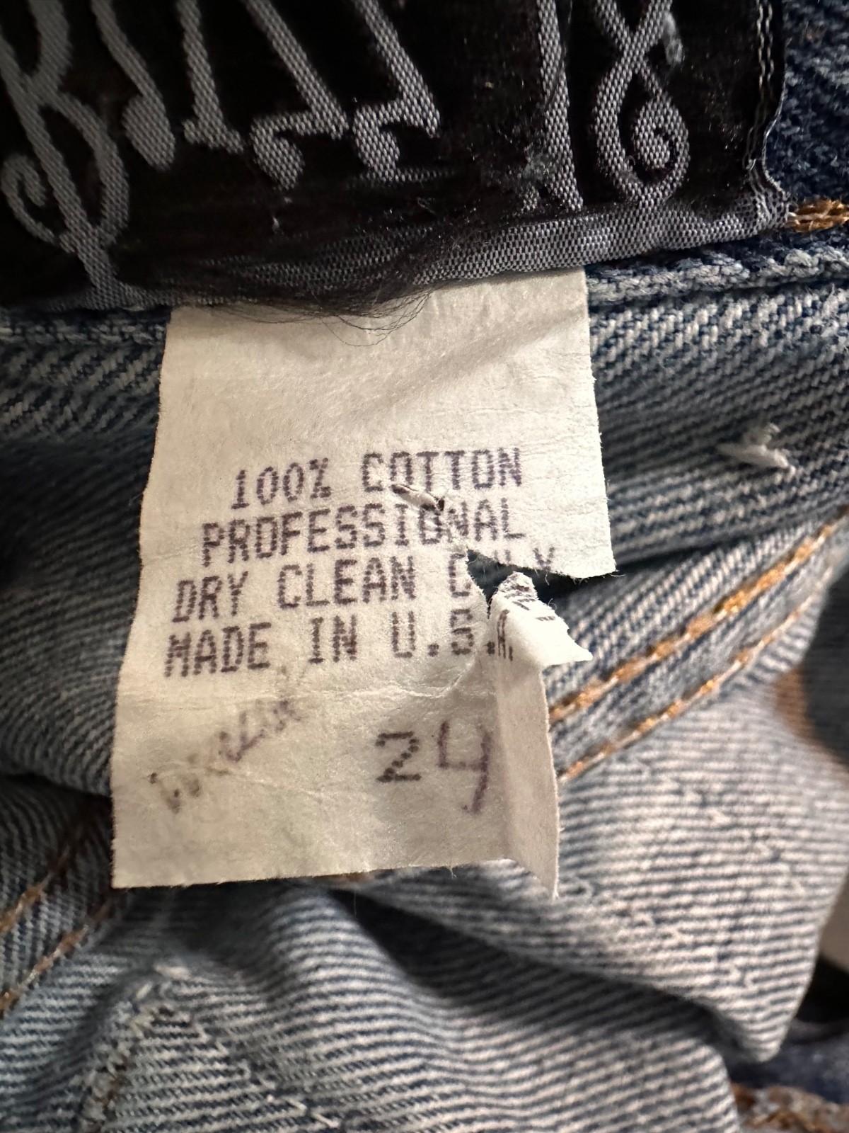 Vintage Buzz 18 Beaded Levi’s 501 Jeans 1980s Reworked 28” Waist USA Made Boho