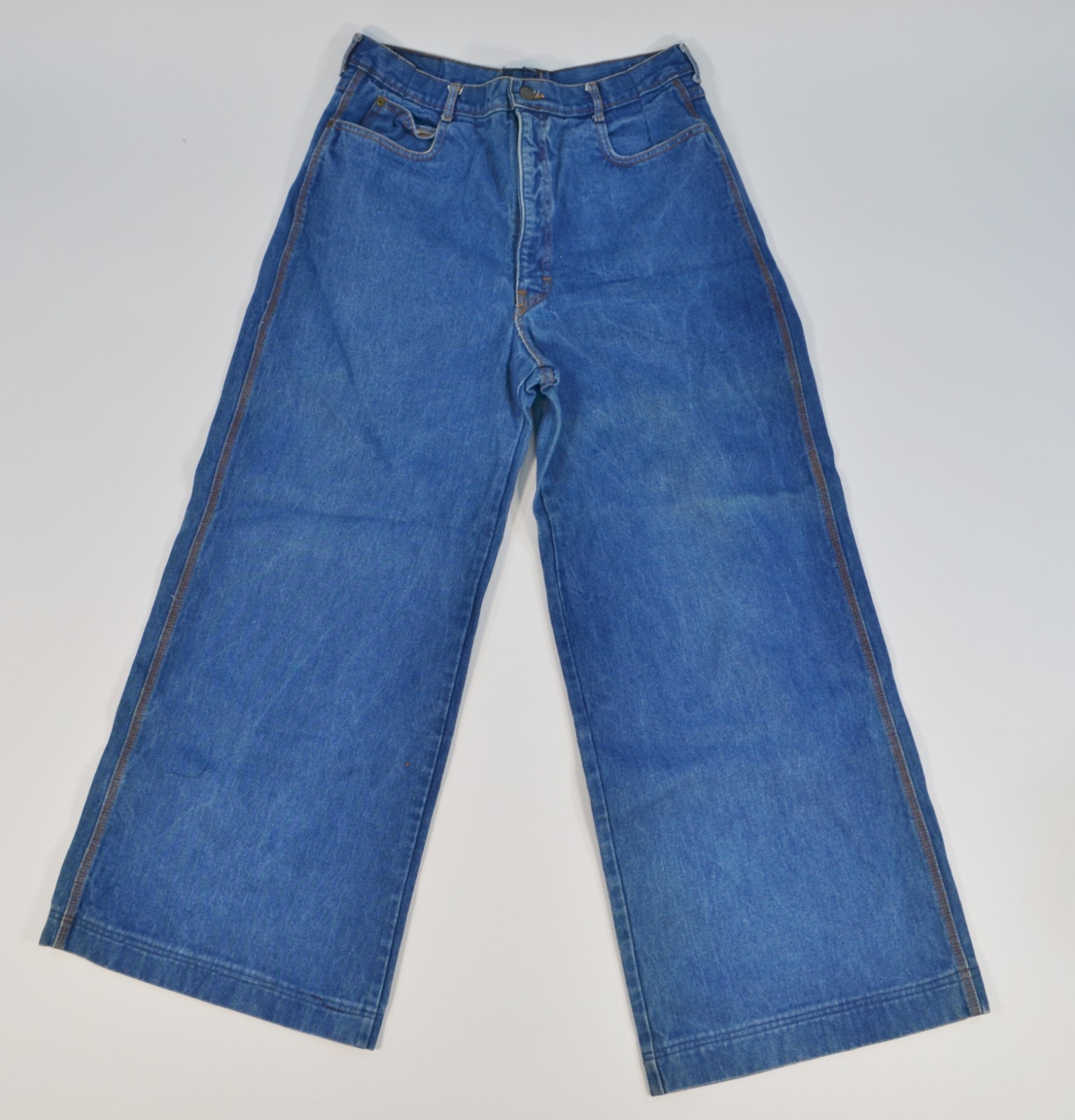 Vintage Brittania Bell Bottom 70s 80’s Super Wide Elephant Leg Flare Denim Jeans