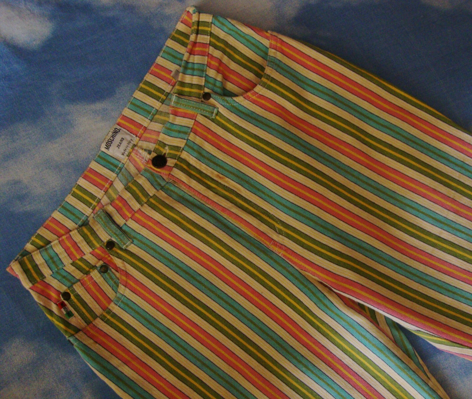 Vintage Woman MOSCHINO Jeans Made Italy TROUSERS Size 32-46 approx M/L RARE