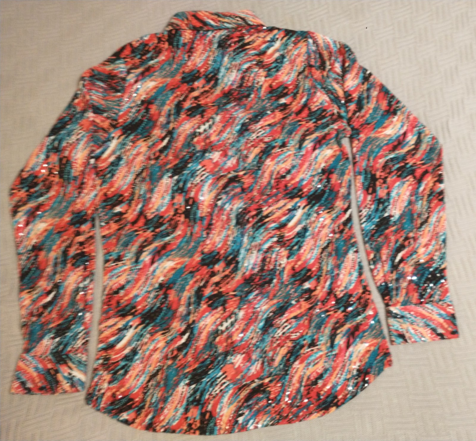 Wrangler Western Pearl Snap Shirt Womens M Cowgirl Rodeo Retro Boho Vintage Y2K