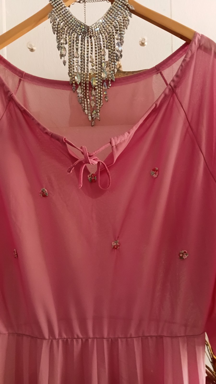 Chiffon Dress „BERND” XL Elegant Original Vintage