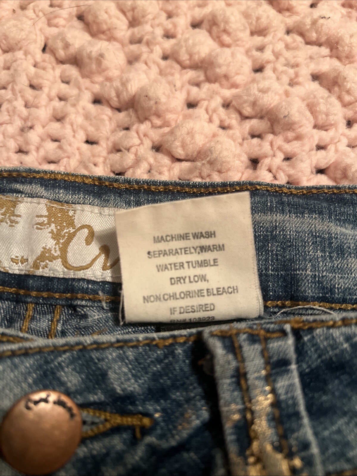 Vintage Crest Jeans Denim Outfit “70s – 80’s Costume”