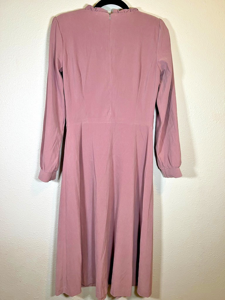 Neutral Period Base Dress Pink Victorian 1930s 1940s Village Theater Costume Med