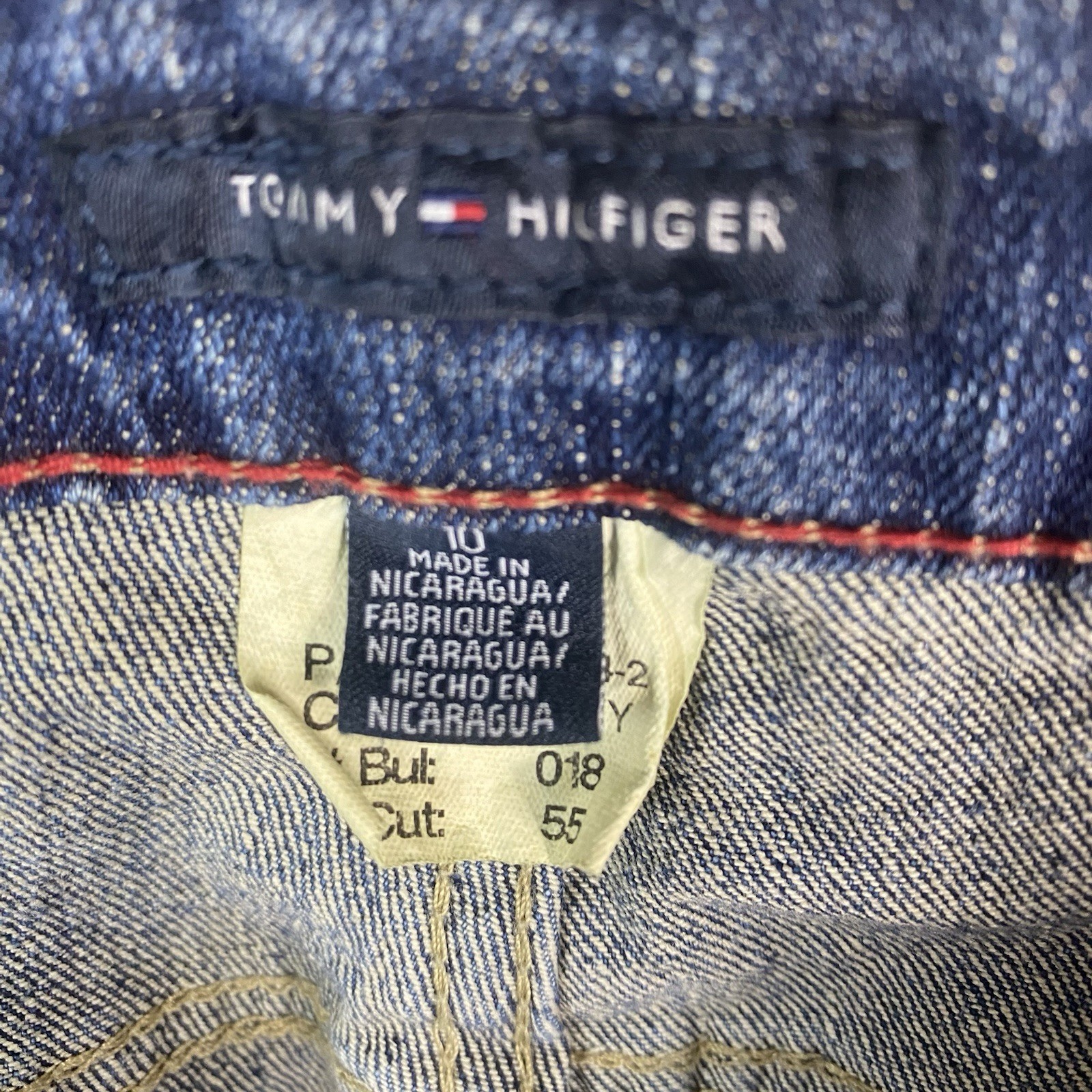 Tommy Hilfiger Vintage Jeans Y2K Bootcut Dark Wash High Rise Size 10 Cotton
