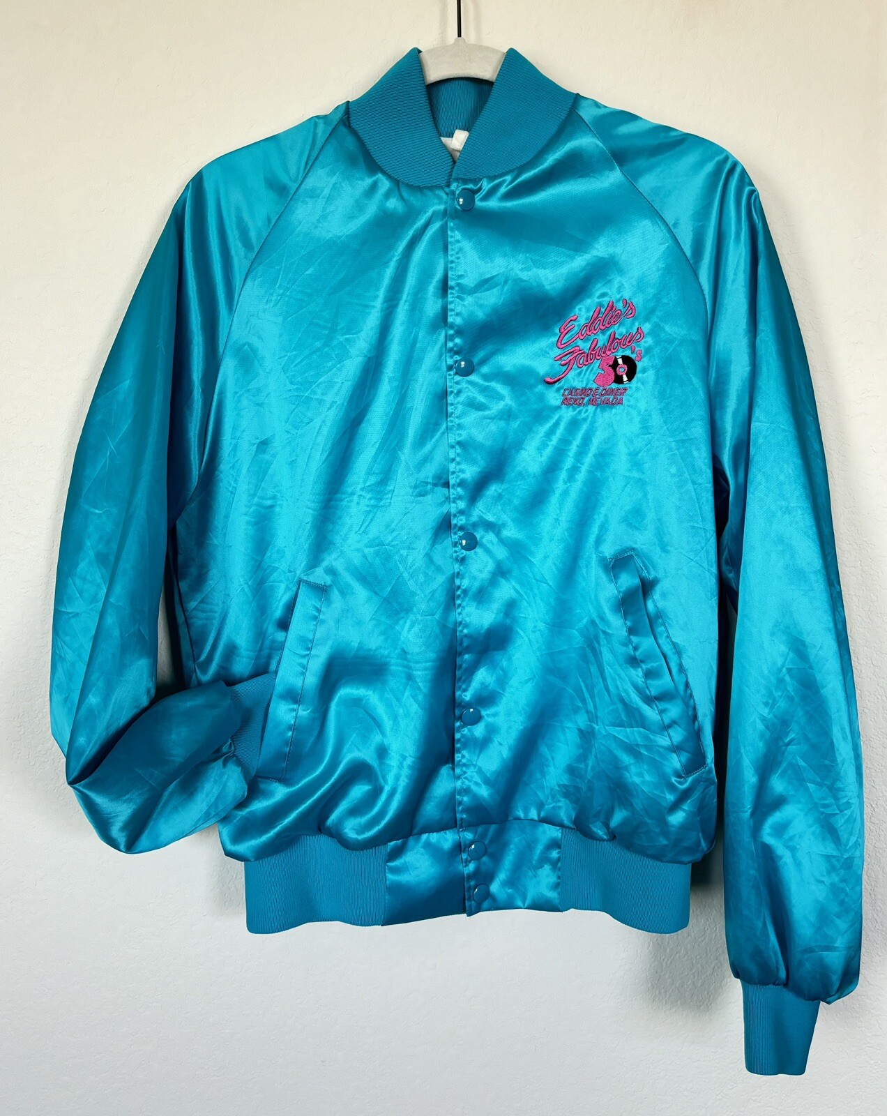 Vintage Eddie’s Fabulous 50’s Casino & Diner Jacket Sz S Reno NV Westark