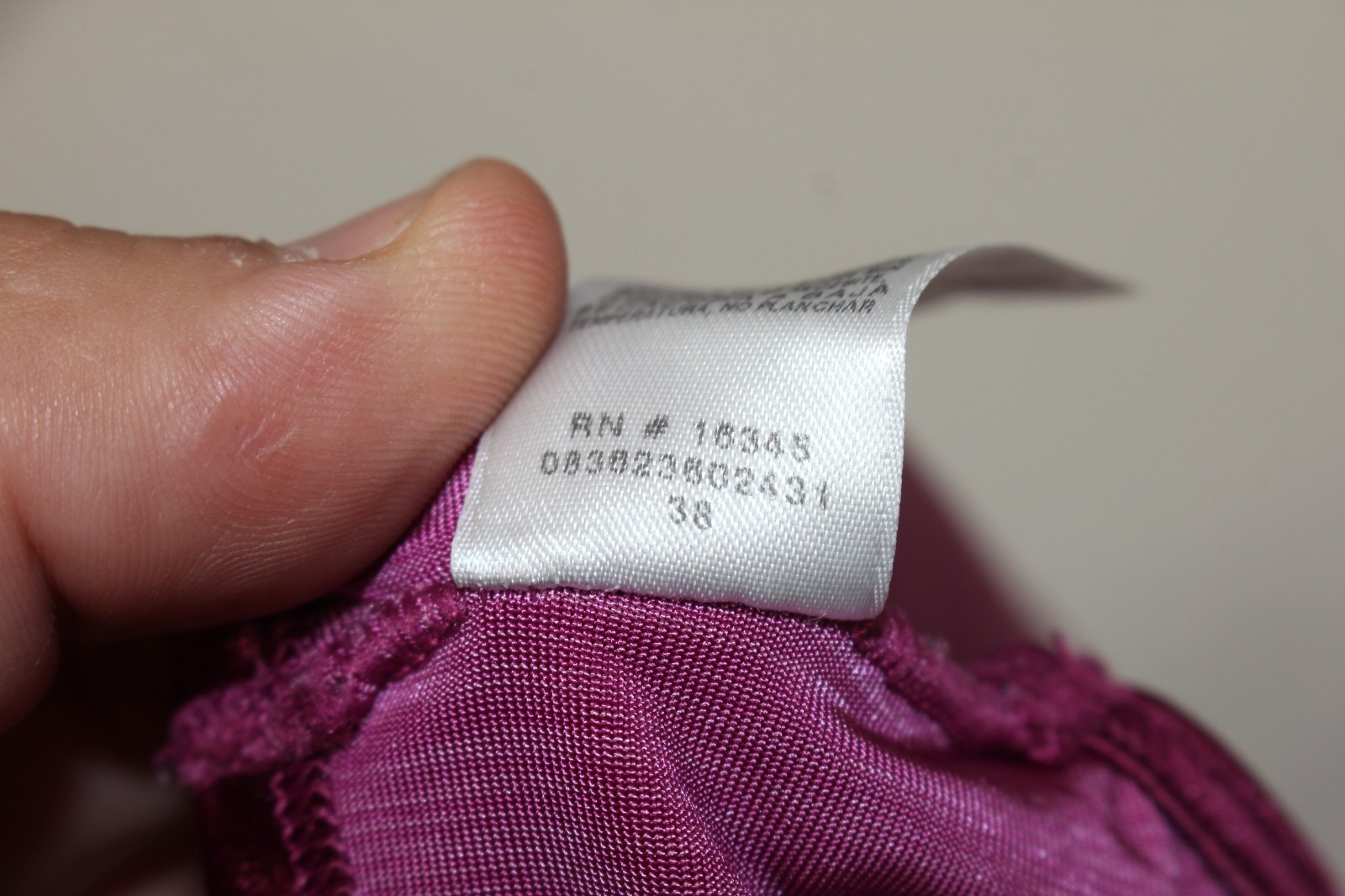 ’nwot’ Vanity Fair Y2K 13-108 Plum High Waist Nylon 7 L/44 Underwear Panties
