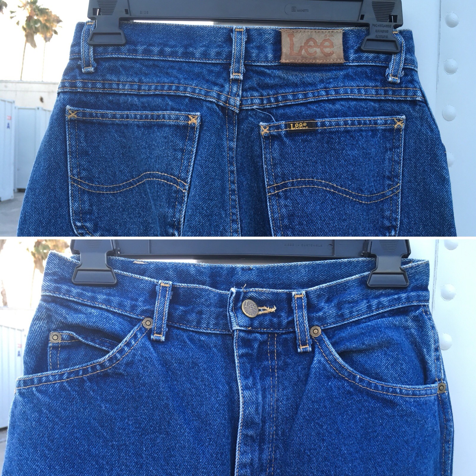 Vintage Lee Jeans High Waist Made In USA 8 Med 26 1/2” Waist Lee Riders 80s 90s