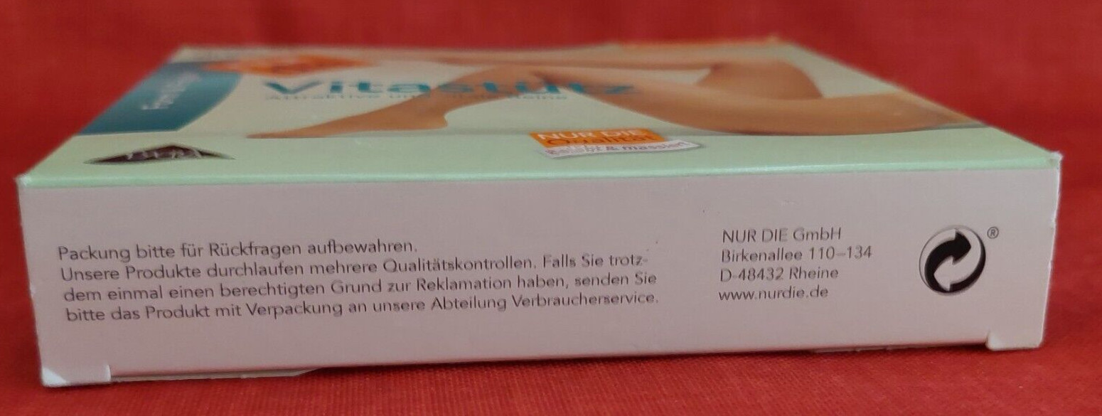 Vintage Pantyhose Vitastutz Komfortgrobe Nur Die Size 48-52 Color Perle BBROS3