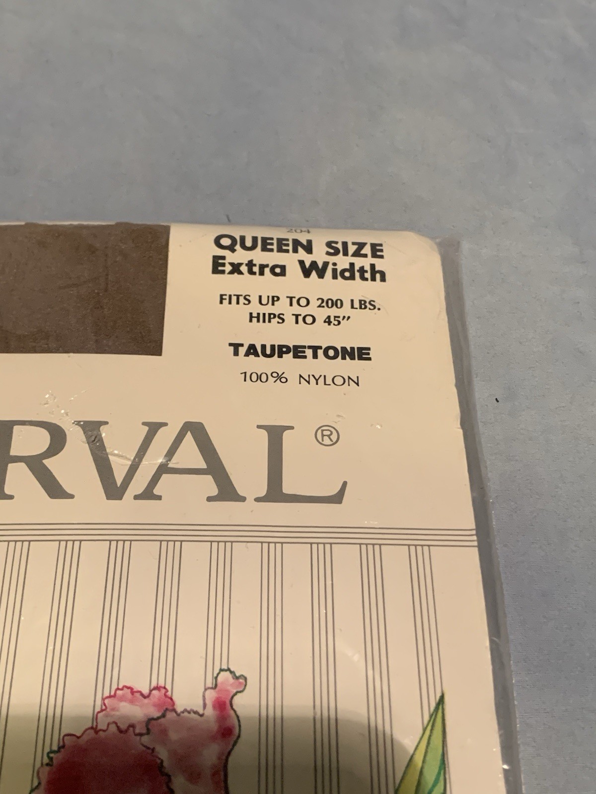 VINTAGE NEW Superval Queen Size TaupeTone