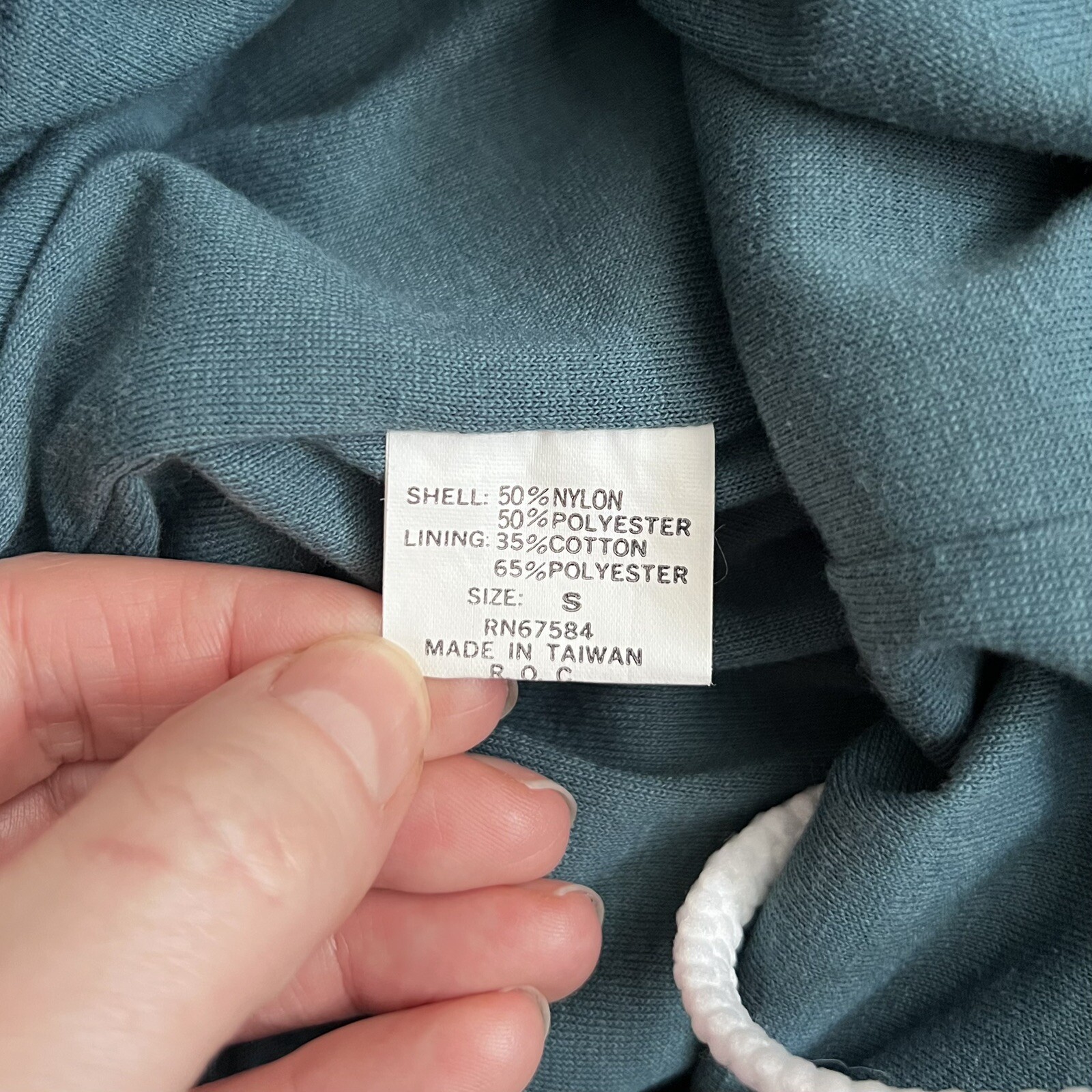 Vintage Great Cavalier St. Paul Iridescent Blue Two Piece Track Suit Set Size S