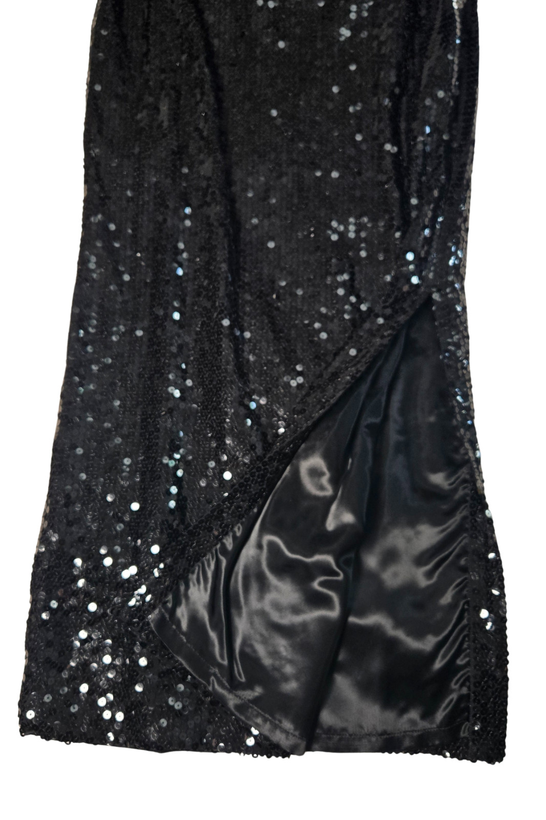 Vintage 1980s Louis Feraud Long Sequin Skirt w/Slit Made in West Germany – SZ 36