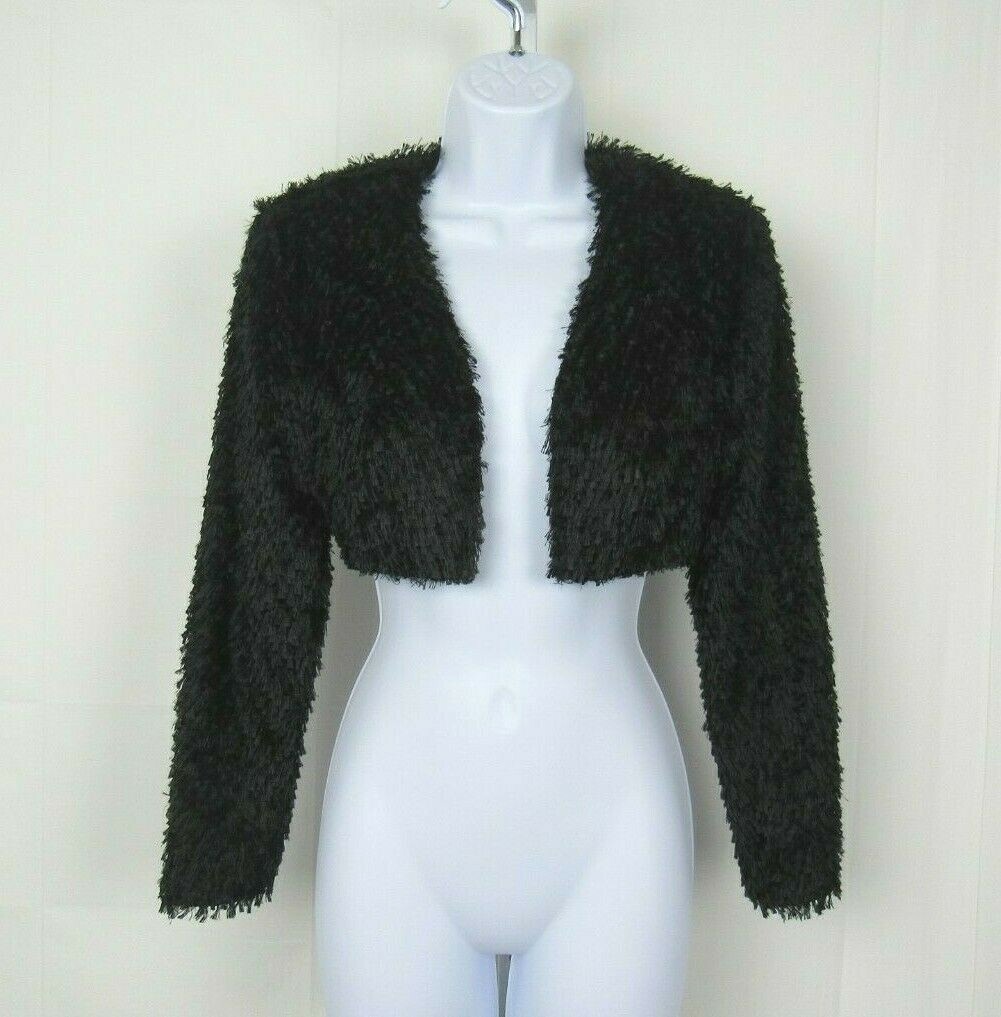 VTG 1980s ISABEL ARDEE PETITES BY MOTI BASHAN BLACK BOLO JACKET SIZE SMALL